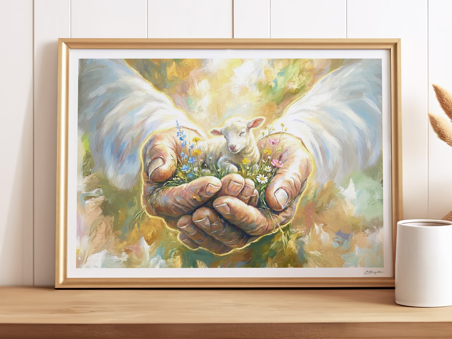 Shepherd's Care #3 | Signed Handmade Art Print