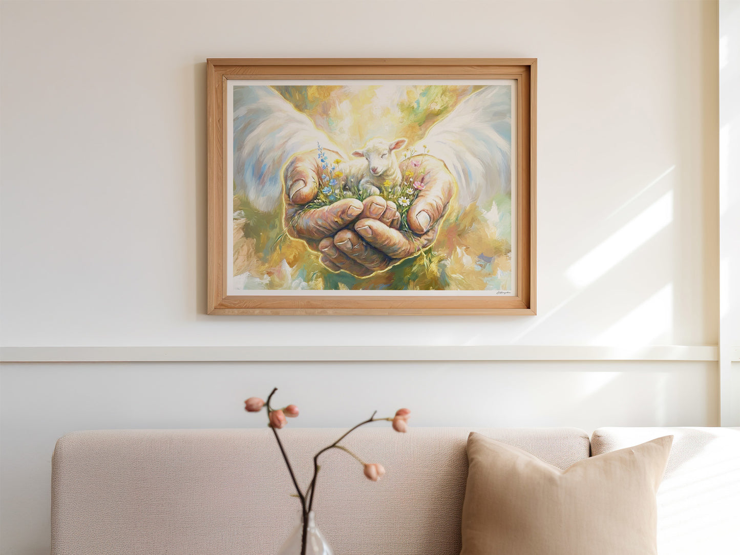 Shepherd's Care #3 | Signed Handmade Art Print