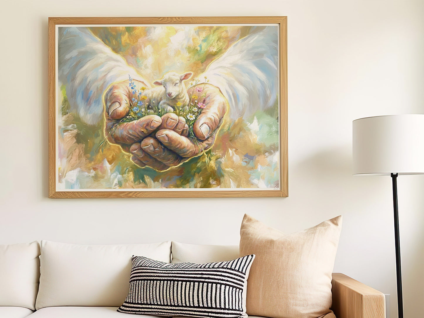 Shepherd's Care #3 | Signed Handmade Art Print