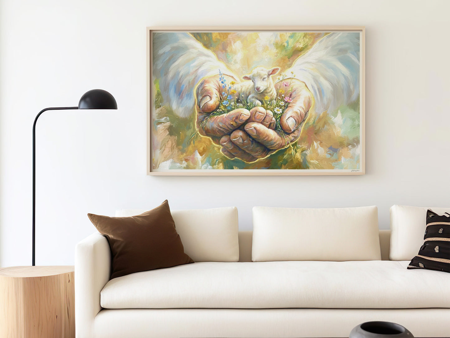 Shepherd's Care #3 | Signed Handmade Art Print