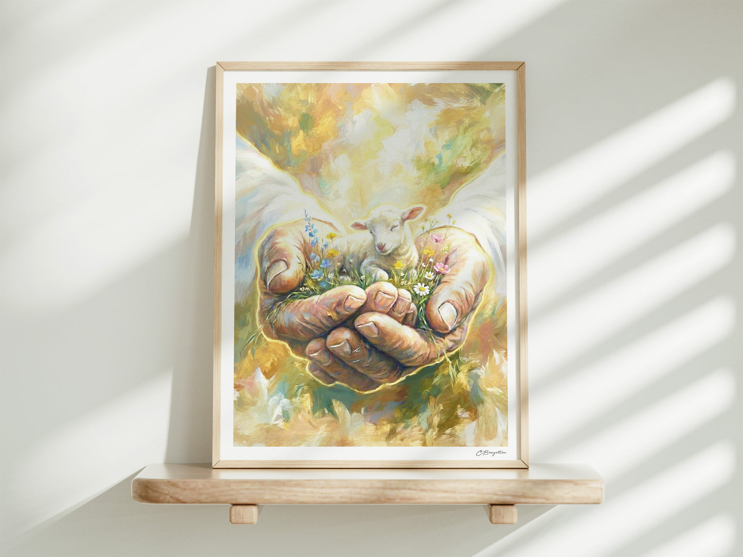 Shepherd's Care #3 | Signed Handmade Art Print