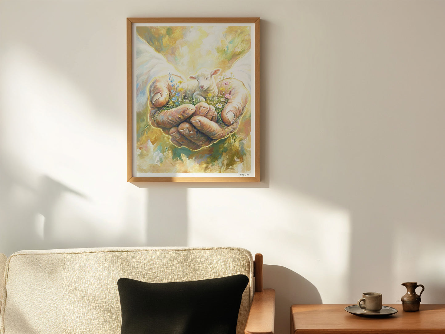 Shepherd's Care #3 | Signed Handmade Art Print