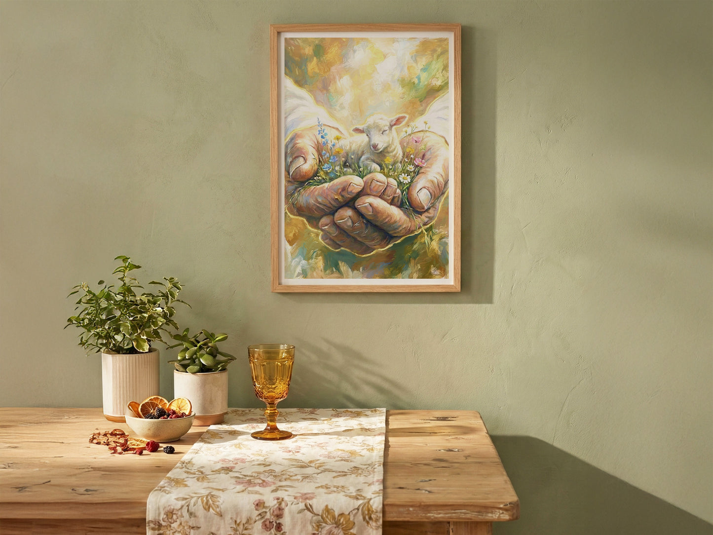 Shepherd's Care #3 | Signed Handmade Art Print