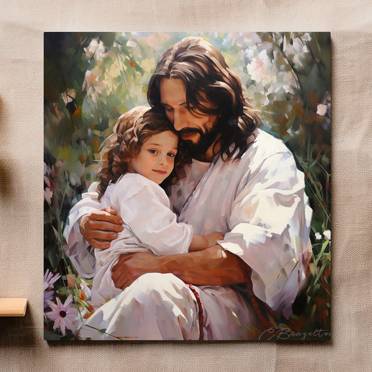 Jesus liebt mich (Digitaler Kunstdruck herunterladen)