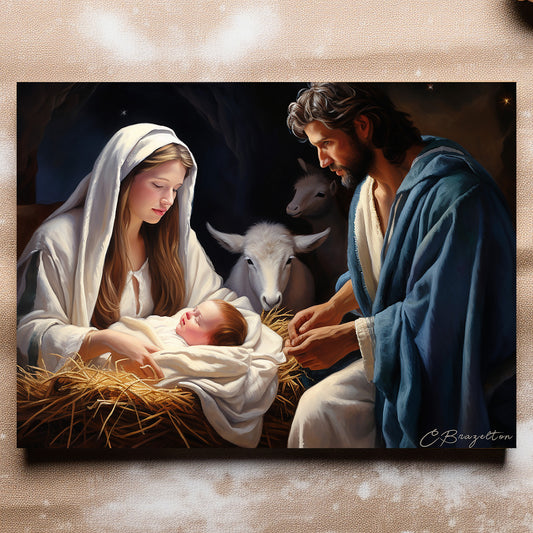 Die Geburt Christi (Digitaler Kunstdruck-Download)