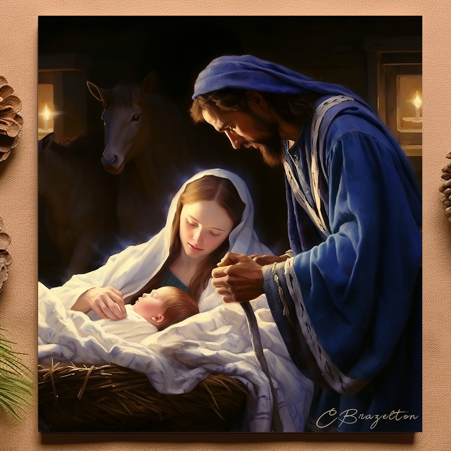 The Nativity #2 (Digital Art Print Download)