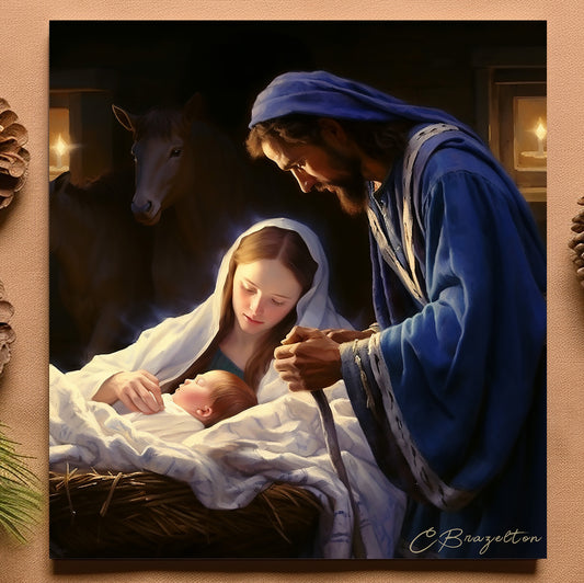 Die Geburt Christi #2 (Digitaler Kunstdruck-Download)
