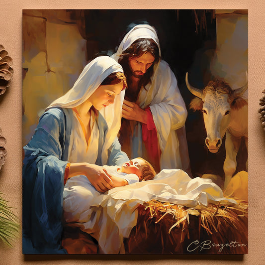 Die Geburt Christi #3 (Digitaler Kunstdruck-Download)