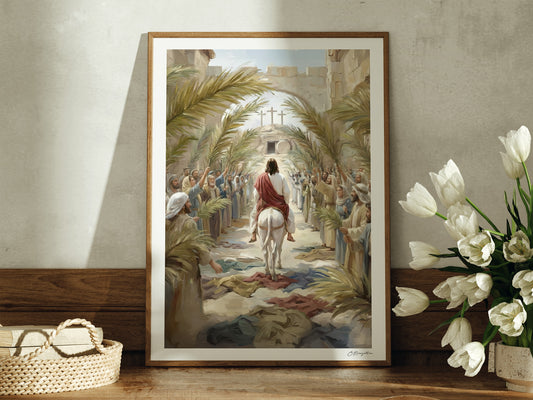 Triumphal Entry #2 | Signed Handmade Art Print