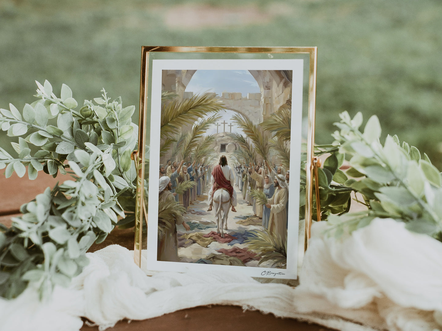 Triumphal Entry #2 | Signed Handmade Art Print