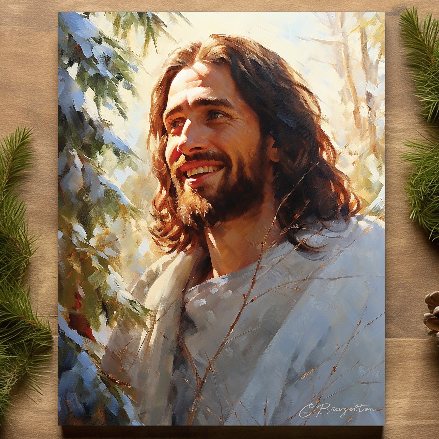 Christmas Collection Page 2 The Painted Gospel   Winter SPeaceMockup1a BestWith4x5 