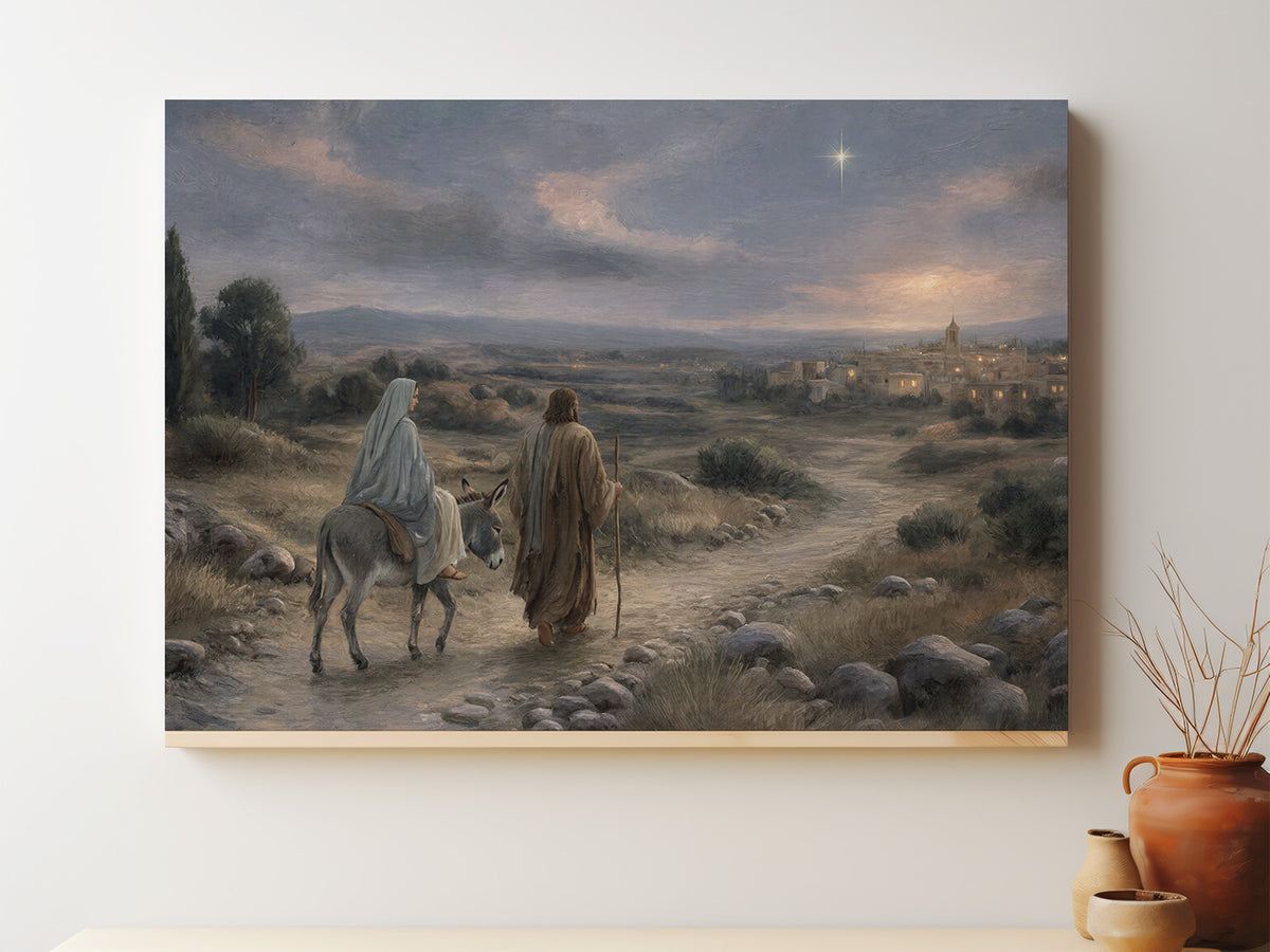 Guided to Bethlehem | Canvas Artwork