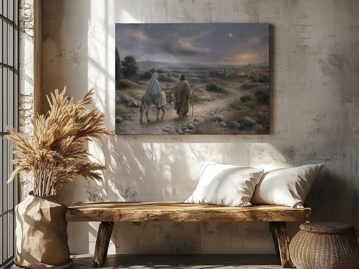 Guided to Bethlehem | Canvas Artwork