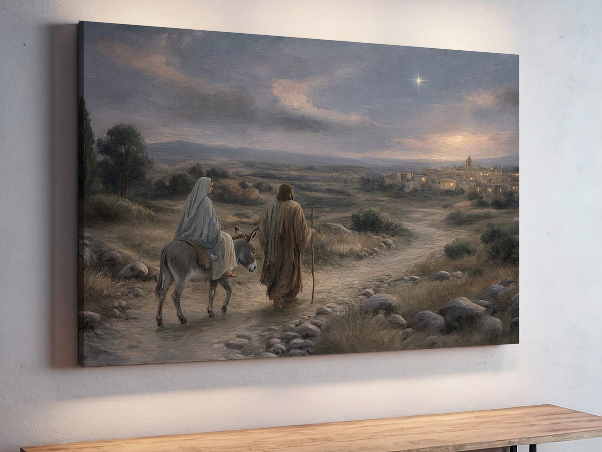 Guided to Bethlehem | Canvas Artwork